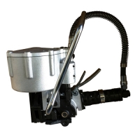 直銷32mm氣動鋼帶打包機(jī)，鋼鐵專用氣動鋼帶收緊機(jī)